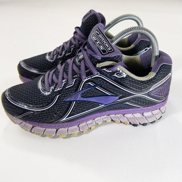 Brooks Shoes - Brooks Adrenaline GTS 16 Training Running Shoes Womens Size 7 Purple Gym Sneaker
